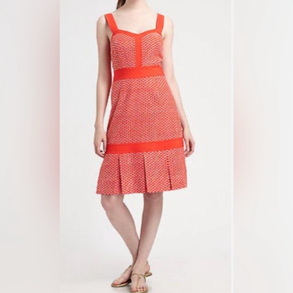 Tory Burch Elegant Red Sleeveless Dress